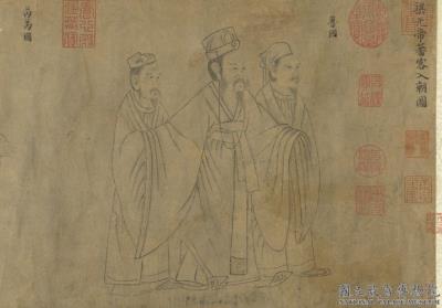 图片[2]-Copy of Emperor Yuan of Liang’s “Foreign Visitors Coming to Court”-China Archive